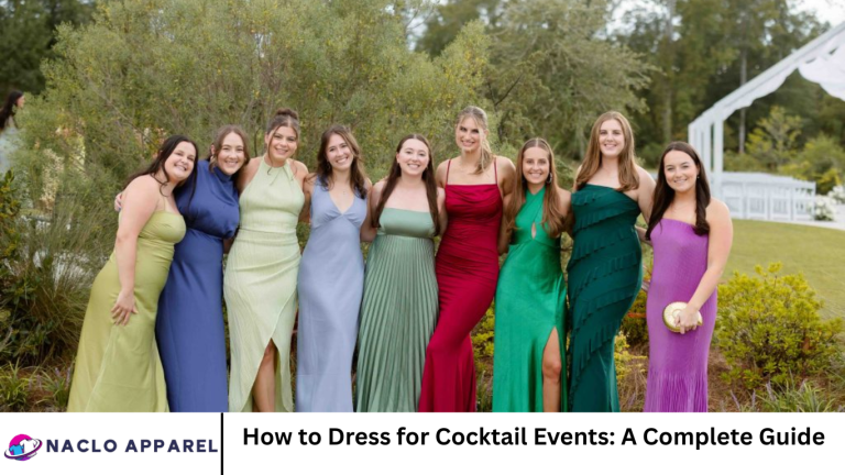 How to Dress for Cocktail Events: A Complete Guide - Naclo Apparel