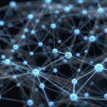 network of connected blockchain nodes